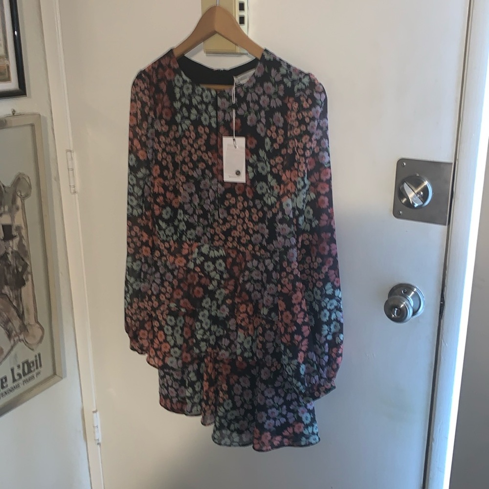 Lovers + Friends Carter Floral Mini Dress S NWT